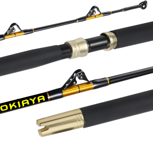 Okiaya Composit 160-200Lb “The Big Nasty" Saltwater Big Game Roller Rod