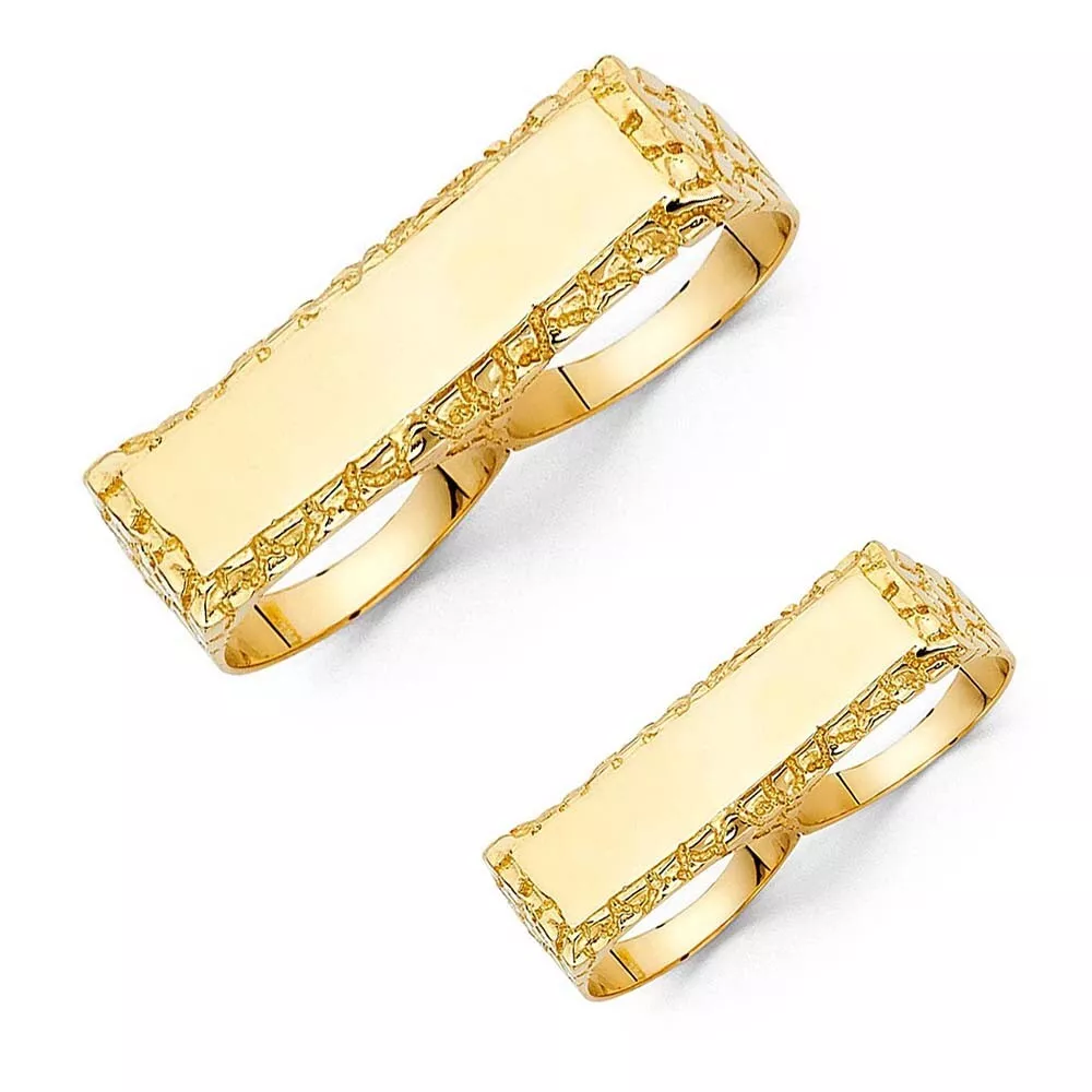 - 14K Finger Ring GOLD | Men\'s eBay Two Yellow Gold