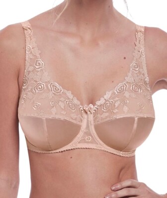 Fantasie Belle BH natur beige Größe 32JJ Bügel Vollschale bestickt 6001