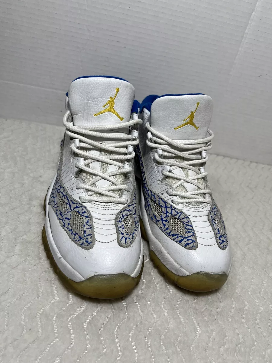 Nike Air Jordan 11 Retro Low IE Zest White Argon Blue 306008 172 Men s Size 10.5