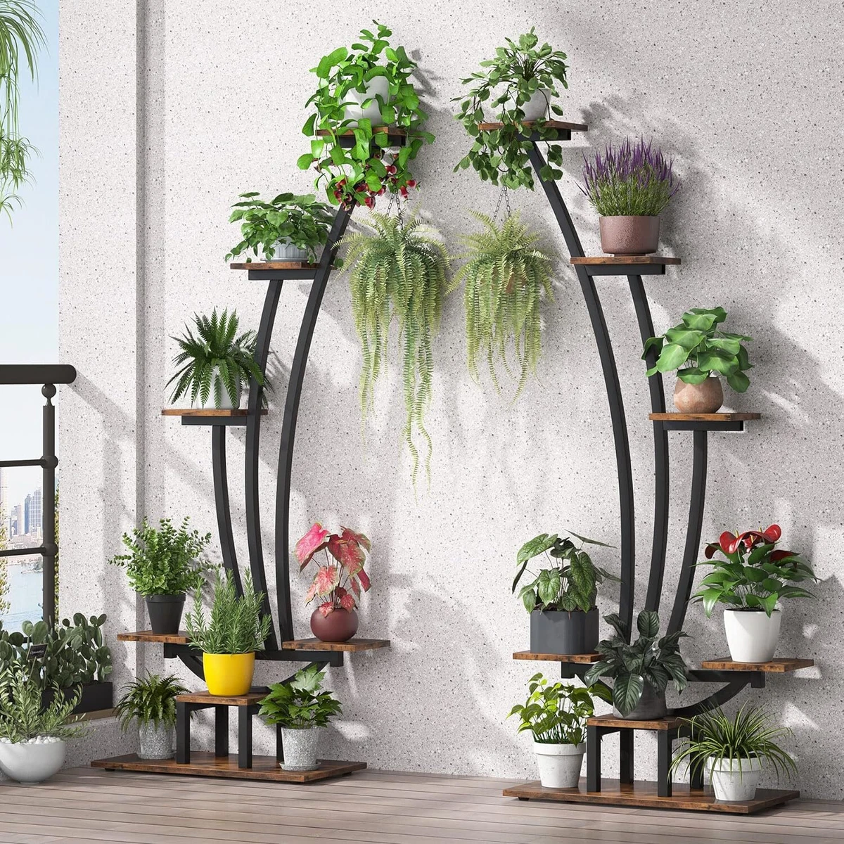 Narrow plant stand online