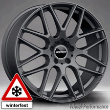 21 Zoll GT9 Felgen 8,5+10x21 5x112 ET35-38 grau matt für Mercedes W217 W221 W222