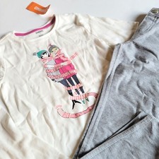 Gymboree Girls sz 7 Play by Heart Best Friends Tee Gray Jeggings Set NWT
