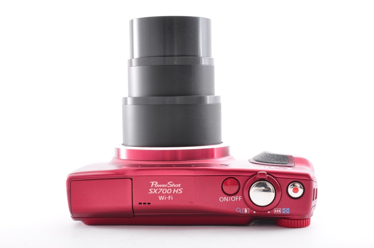 Canon PowerShot SX700 HS Red Excellent+5 Compat Digital