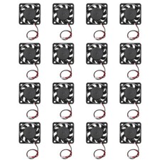 16PCS 12V Mini Cooling Computer CPU Fan - Small 40x40x10mm DC Brushless 2-pin