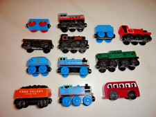 Vintage Lot 12 Thomas  Friends Train Wooden Magnetic Railway Toy Trains  Bus