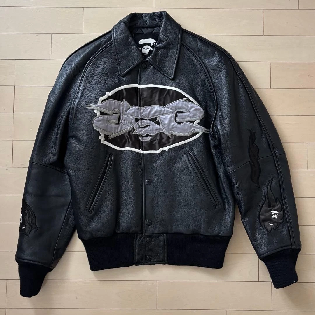 A Bathing Ape Leather Outer Shell Coats, Jackets & Vests for Men
