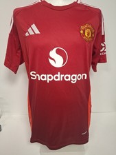 MANCHESTER UTD MAN UTD 2024/25 HOME KIT ADIDAS SIZE MEDIUM SHIRT