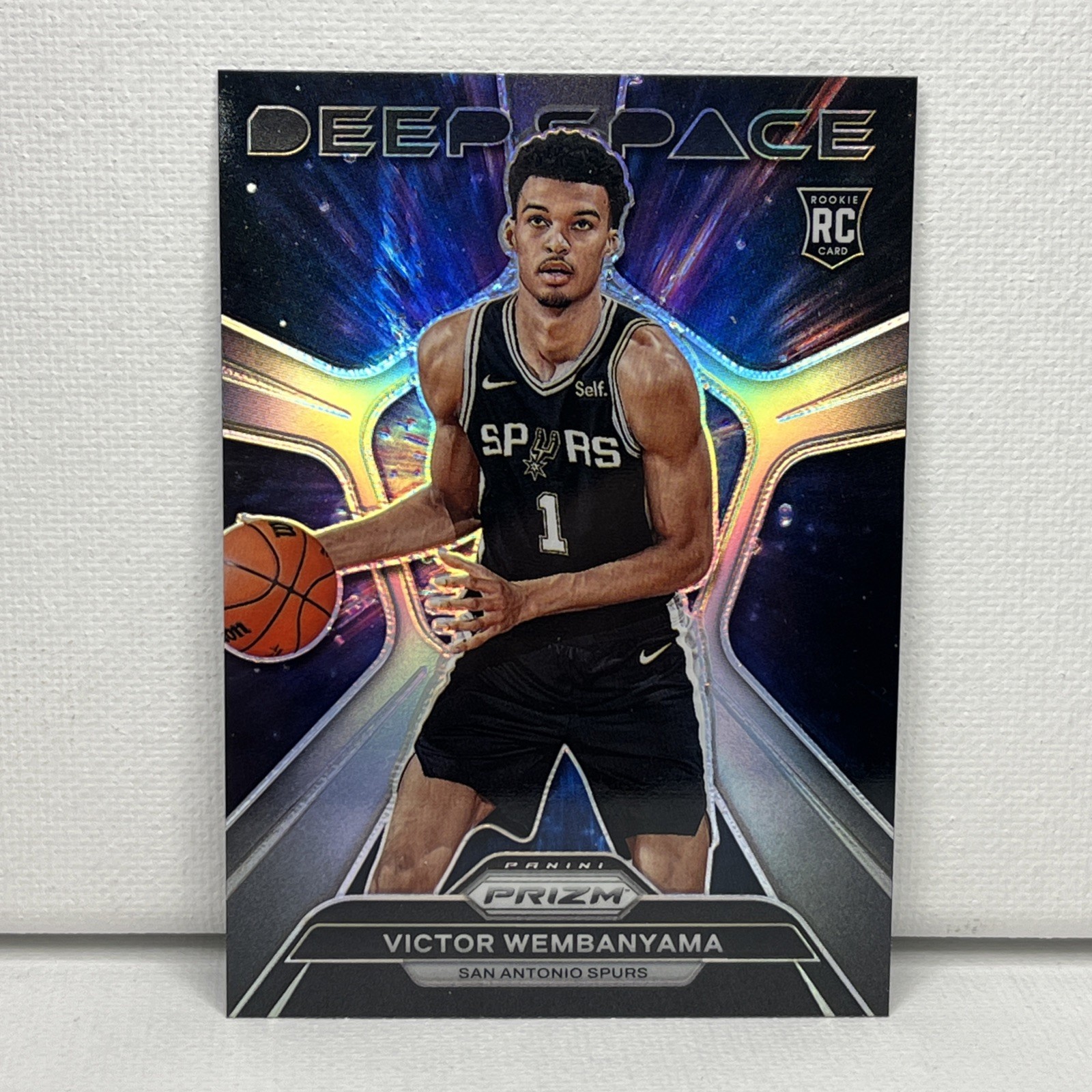 2023-24 Panini Prizm - Deep Space Victor Wembanyama #1 Silver Prizm (RC)