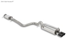 Milltek Sportauspuffanlage ab Kat Ford Fiesta ST Mk7 2x80mm rund aus Carbon