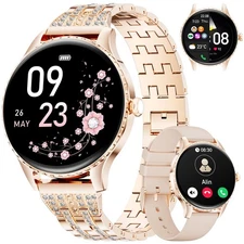 Smart Watches for Women with 1.32" AMOLED Display, Bluetooth Calling, 121 Spo...