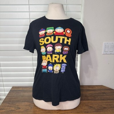 Comedy Central South Park Black Graphic T-Shirt Size Medium