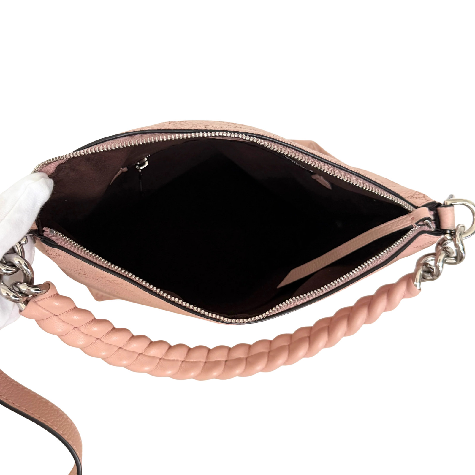 Louis Vuitton Mahina Babylone Chain BB M51224 Pink / Very Good image 6