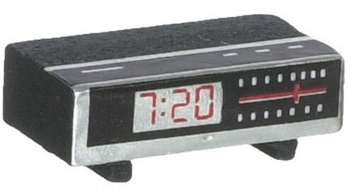 Clock Radio, Dolls House Miniatures, Bedroom Accessory, Alarm Clock Digital - Picture 1 of 1