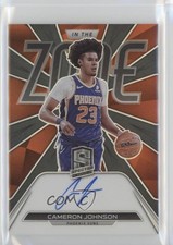 2021-22 Panini Spectra In the Zone Auto /99 Cameron Johnson #ITZ-CJO Auto 07sa