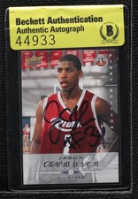 BAS 2008-09 Upper Deck First Edition Jason Thompson #228 Authentic Auto 3c7