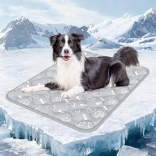 Portable Pet Cooling Mat Water Activated Heat Relief Dog/Cat Summer