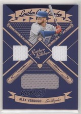 2019 Panini Leather & Lumber and Triple Relics Blue Alex Verdugo #LLT-AV 1u6