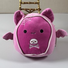 Squishmallows Halloween Perfecta the Tombstone Bat 7 Inch Soft Gothic Plush New