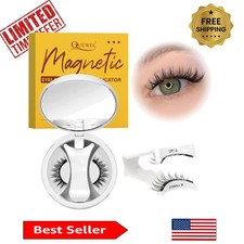 Lightweight Magnetic Eyelashes - Reusable, Eco-Friendly with Applicator & Mirror