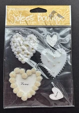 Jolee's Boutique Wedding Heart Stickers -- New and Unused