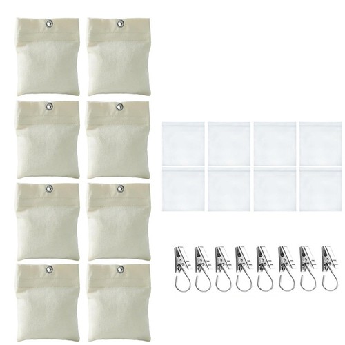 Lot De 8 Poids De Rideaux D'Extérieur Avec Clips Métalliques - Sacs Lestés 12,7 X 15,2 Cm Pour Terrasse, Tonnelle Et Jardin