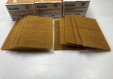Norton 58005 Gold Bear-Tex 6"x9" Scuff Pad, 3 Boxes Of 10 Each (30 Pads Total)