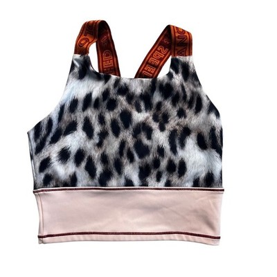 Molo Girls Olivia Snowy Leo Fur Sports Top Size 9-10 Years