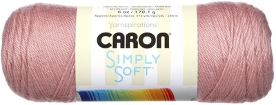 3er Pack Caron Simply Soft Solids Garn - Victorian Rose H97003-9721