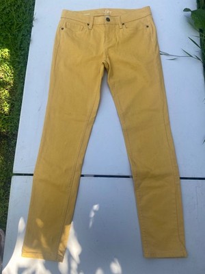 LOFT DAMEN SENF DENIM MODERN SKINNY/SLIM LEG DENIM JEANS - (W) 30'' UK12