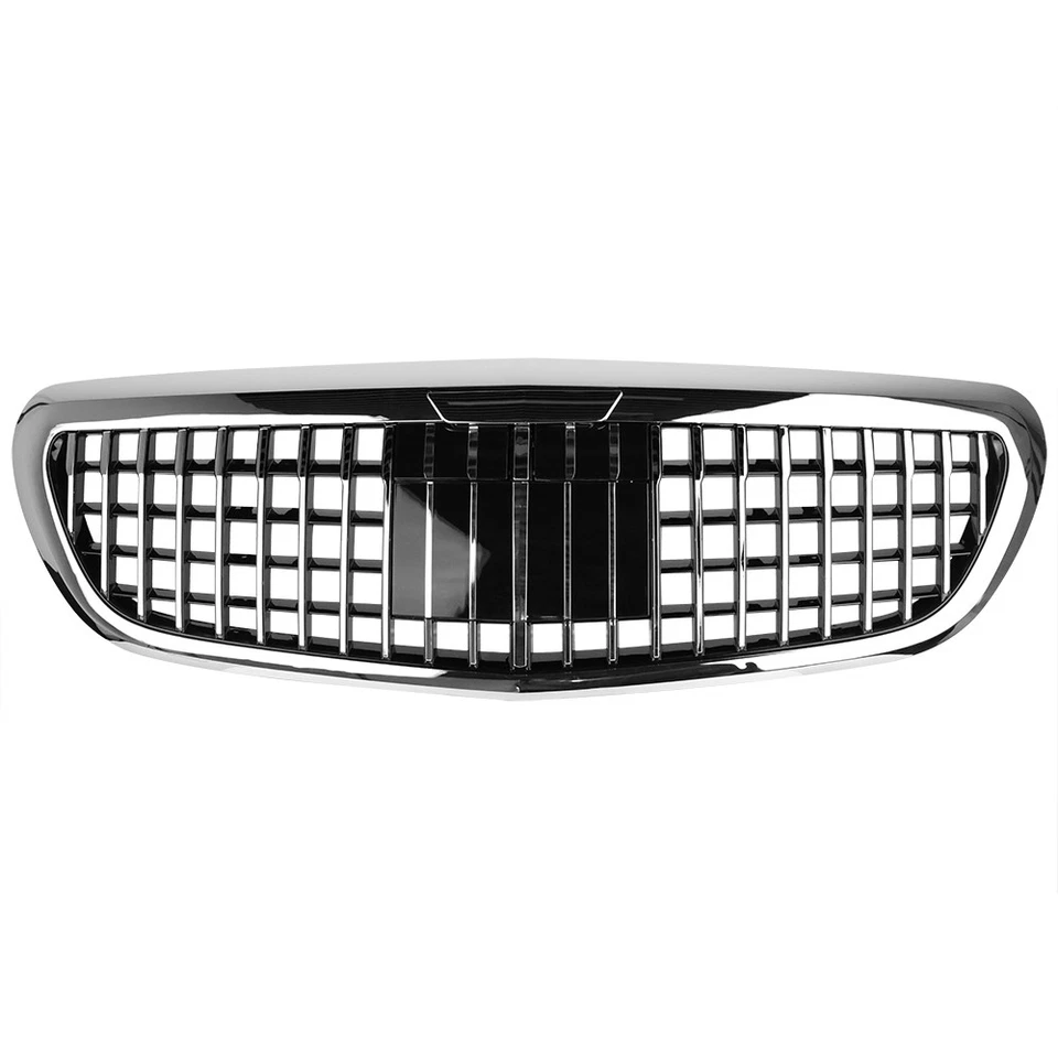 Maybach Grille For Mercedes Benz S-Class S560 S550 S63 2014 2015-2020 With ACC Foto 4 de 4