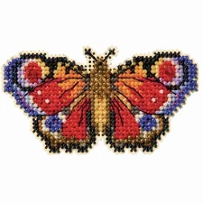 Wichelt Imports, Inc. Peacock Butterfly Counted Cross-Stitch Kit