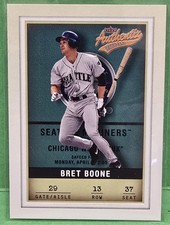 2002 Fleer Authentix #13 Bret Boone