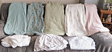 BABY SLEEPING BAGS  x 5  (6 to 18 mths/12 -18mths ) &  5 x ASSORTED COT SHEETS