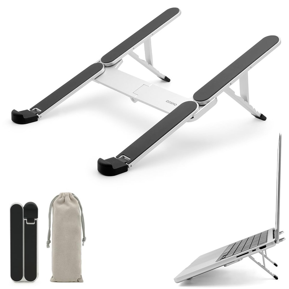 Foldable Adjustable Ergonomic Laptop Stand Aluminum 5-Level Height