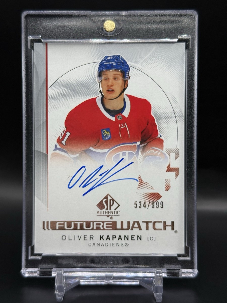 2024-25 Sp Authentic - Autographed Future Watch Oliver Kapanen