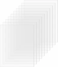 [10-Pack] SimbaLux® Acrylic Sheet Clear 8”x10” 0.04” Thick (1mm) Plexiglass