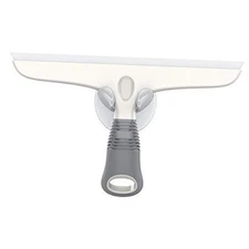  Multi-Purpose Silicon Squeegee for Window, 10 inch (Pack of 1) White & Gray