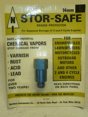 NEW! STOR-SAFE ENGINE PROTECTOR for SEASONAL STORAGE OF 2 & 4 CYCLE ENGINES