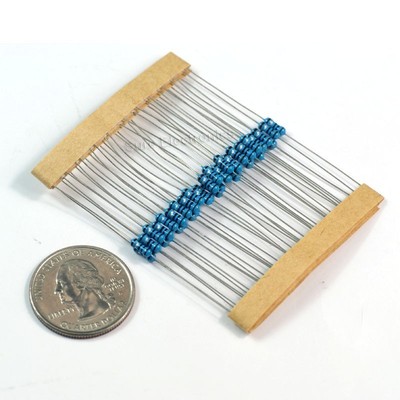 50 Value 1/4W Carbon Film Resistor 1R~10M 5% 2000 pcs