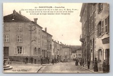 c1914 France Badonviller Streets Occupied By Bavarian Troops ANTIQUE Postcard