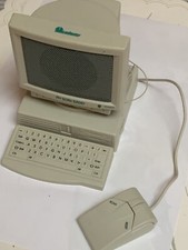 VINTAGE NOVELY Computer Monitor Keyboard Mouse Shape RADIO FM +  RARE