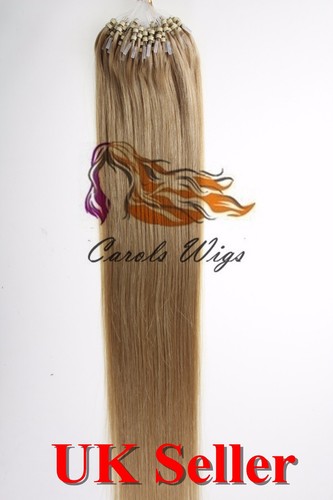 20" 1g 8A* Double Drawn Loop Micro Ring Russian Remy Human Hair Extensions UK - Picture 47 of 80