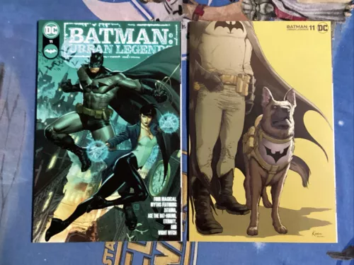 BATMAN: URBAN LEGENDS # 11 A & B Set Of 2 Origin Ace The Bat Hound