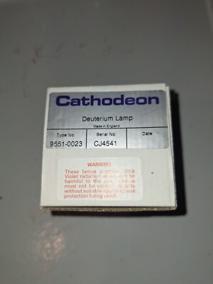 Cathodeon Type 9551-0023 Deuterium Lamp In Box