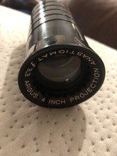 Argus projection Anastigmat lens. 4 inch f 3.3