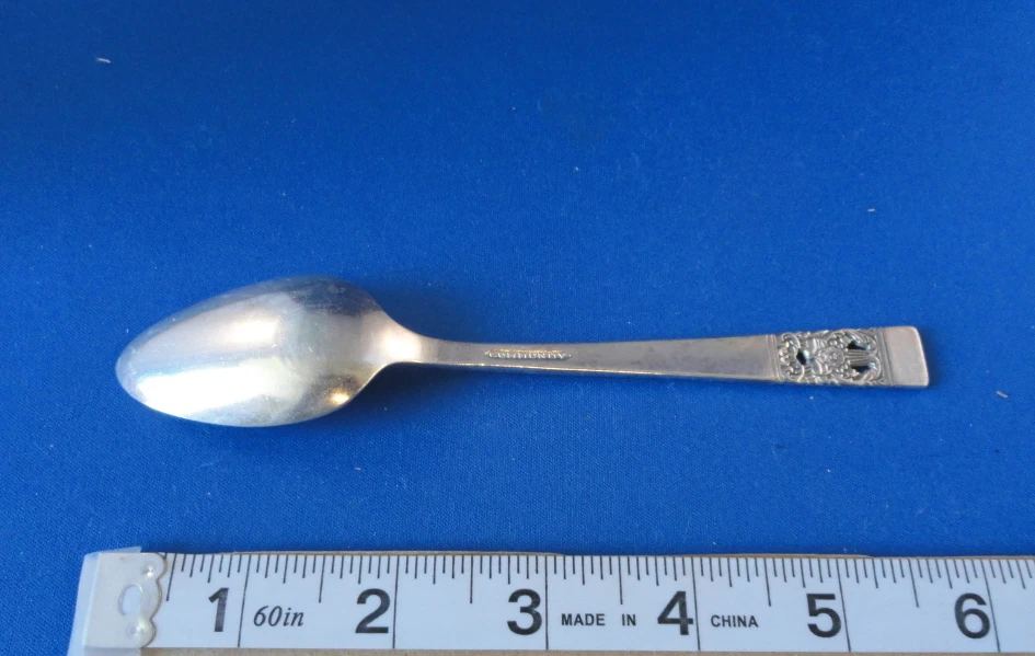 SilverPlated Teaspoon - Community Silverplate - CORONATION - @ 6" - - - Image 2 of 4