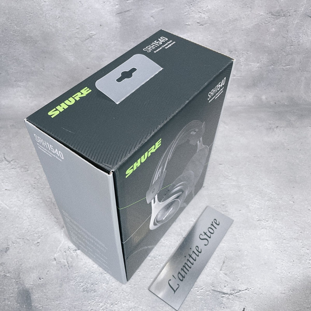 SHURE Premium Studio Headphones SRH1540 Black Cable SHURE Premium Studio Headphones SRH1540 Black Cable