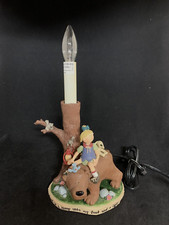 Childs Light Unto My Feet Decor Lamp Bear Animals Kid Tree Whimsical Fun