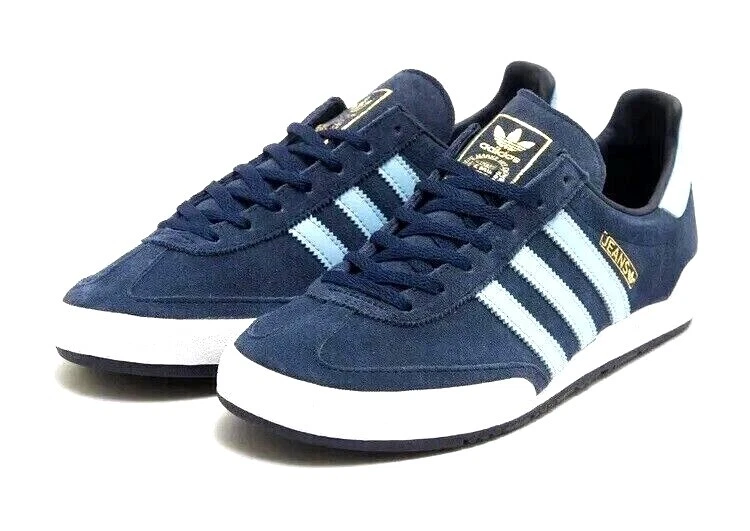 Adidas Jeans Originals Mens Shoes Trainers Uk Size 7 - 8 IE5318 BLUE WHITE